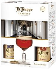 Комплект La Trappe BOX Бира 4x0.33+1 чаша