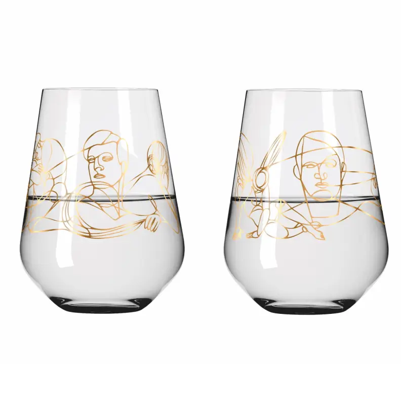 Чаши за вода Ritzenhoff К-кт 2бр Sagengold B. Neie F22 540мл 2 Чаши за вода Ritzenhoff К-кт 2бр Sagengold B. Neie F22 540мл