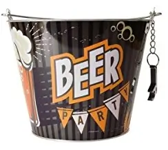 Метална PARTY кофа с декорация